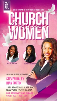 Women Conference Digitalanzeige (9:16) template