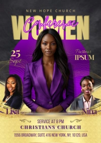 Women Conference A2 template