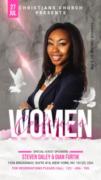 Women Conference Digitalanzeige (9:16) template