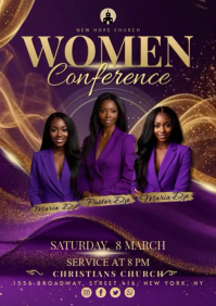 Women Conference A1 template