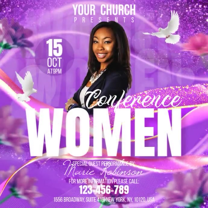 Women Conference Template | PosterMyWall