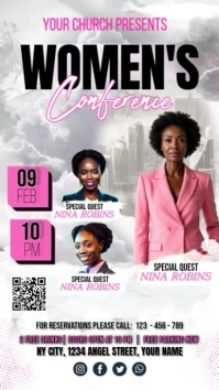 Women Conference Digitalt display (9:16) template
