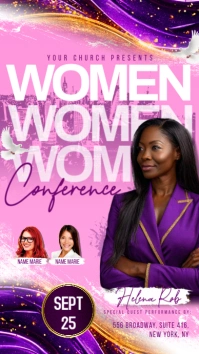 Women Conference Display template