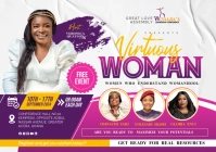 Women Conference Flyer A1 template