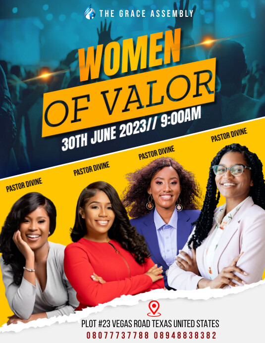 Women conference flyer Template | PosterMyWall