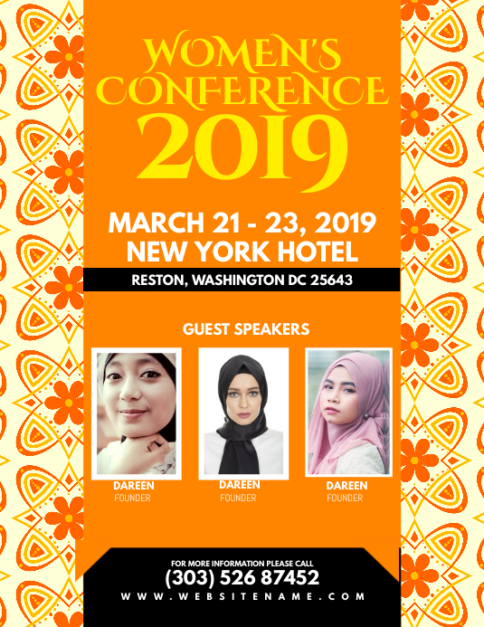 Women Conference Flyer Template PosterMyWall