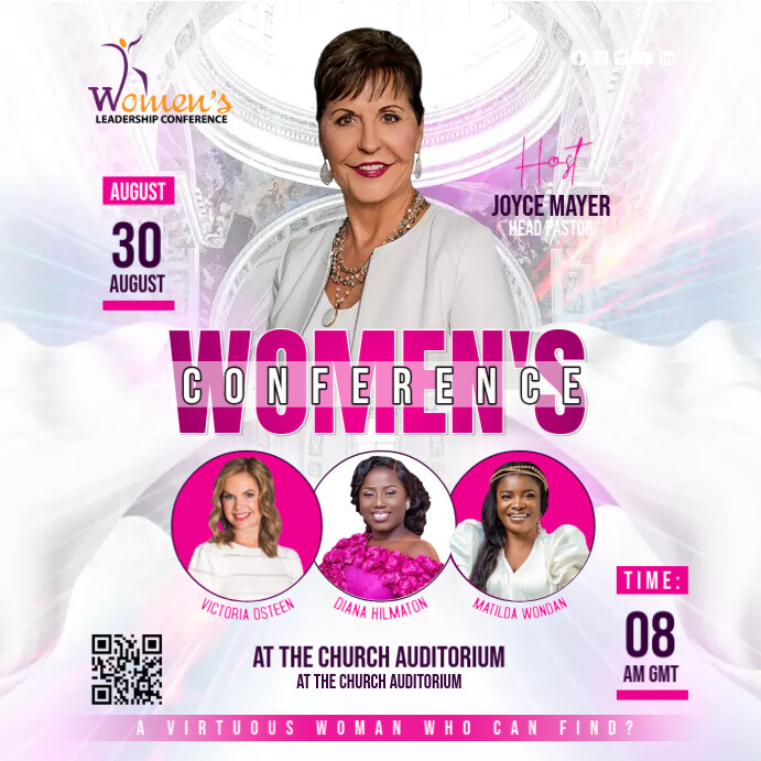 Women Conference Flyer Template PosterMyWall
