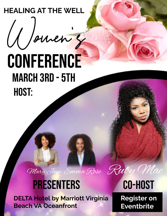 women conference flyers Template | PosterMyWall