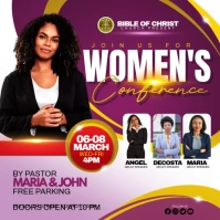 Women Conference Social Media ad โพสต์บน Instagram template