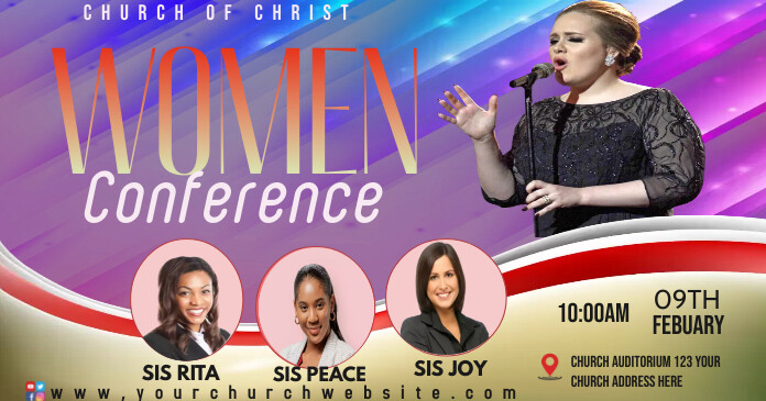 Copy of WOMEN CONFERENCE TEMPLATE | PosterMyWall