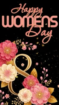 women day, Reel de Instagram template