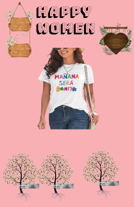 women day Halfbladsy Breed template
