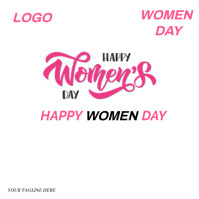 WOMEN DAY LOGO 徽标 template