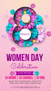 Women day party Instagram Story template