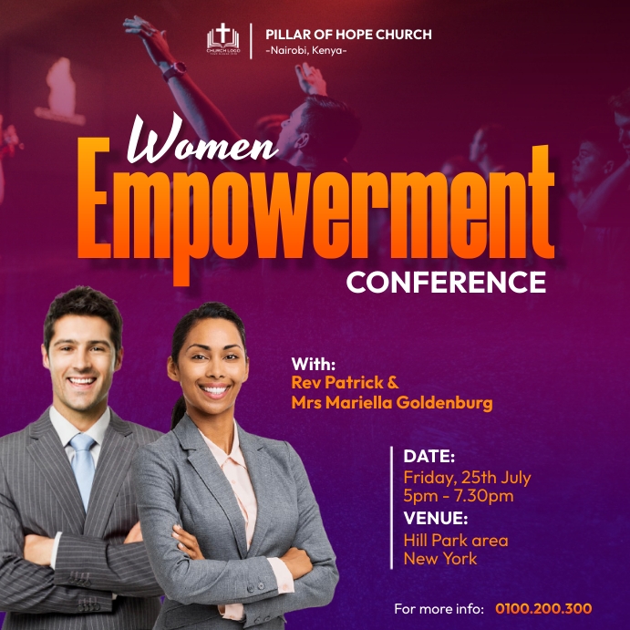 Women empowerment conference Template | PosterMyWall