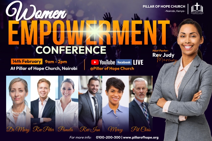 Women empowerment conference Template | PosterMyWall