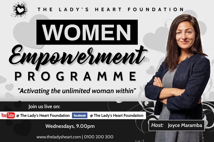 Women Programs Graphics women empowerment program Template | PosterMyWall