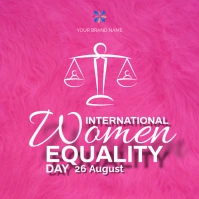 women equality day august 26 Vierkant (1:1) template