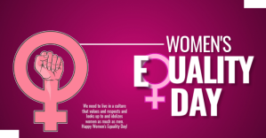 Pink Women's Equality Day Изображение, которым поделились на Facebook Template