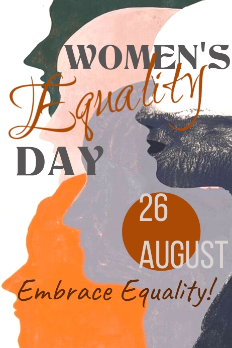 Plantilla de Women Equality Day | PosterMyWall