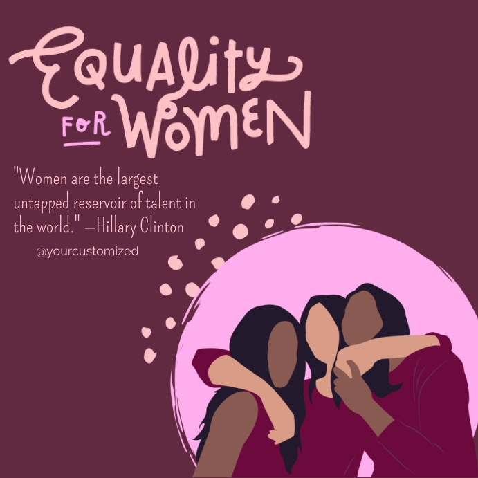 Copy of Women equality day poster | PosterMyWall