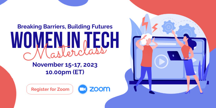 Women in Tech Masterclass Eventbrite | PosterMyWall