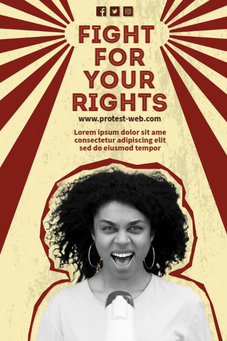 Women Rights Poster Template | PosterMyWall