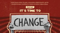 Women Rights Propaganda งานแสดงผลงานแบบดิจิทัล (16:9) template