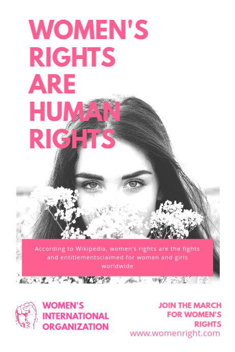 Customize Women's Rights Digital Display (16:9) Video Templates ...