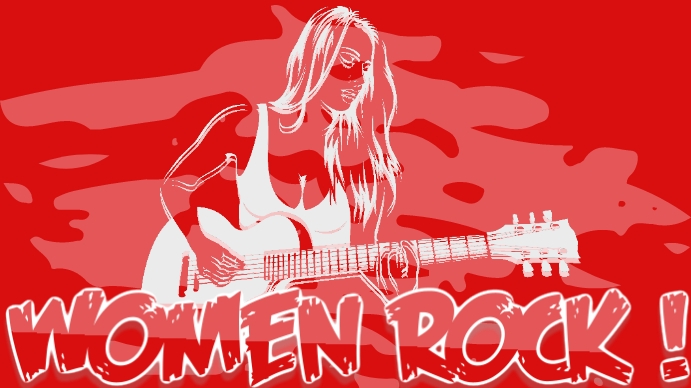 Women Rock ! Digital Display Template | PosterMyWall