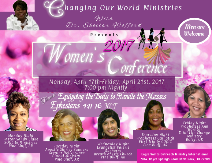 Women's Conference Flyer (US Letter) template