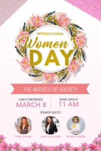 310 Women Conference Customizable Design Templates Postermywall