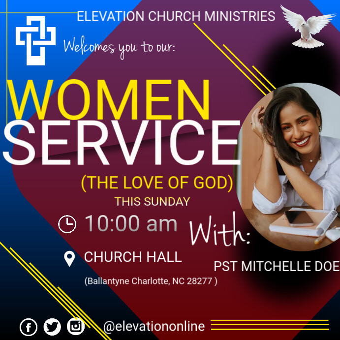 WOMEN SERVICE Template | PosterMyWall