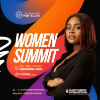Women Summit Square (1:1) template