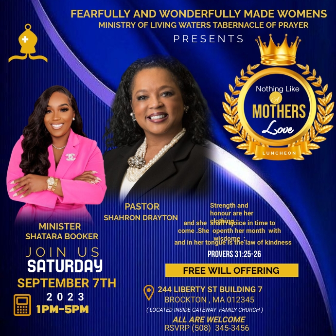 WOMEN WORSHIP FLYER , PASTOR WORSHIP FLYER , Template | PosterMyWall
