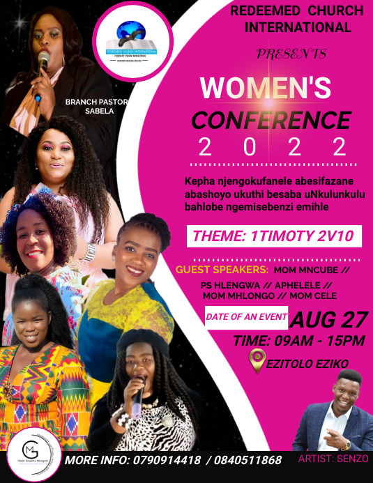 Woman Conference Program WOMENS CONFERENCE Template | PosterMyWall
