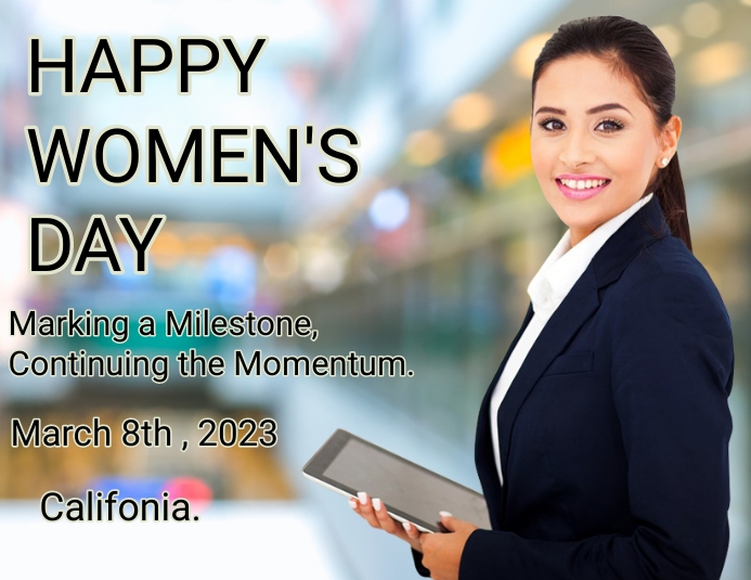 WOMENS DAY CELEBRATION FLYER Volantino (US Letter) template