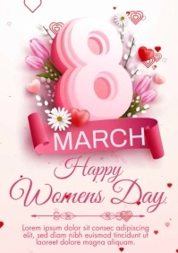 womens day A3 template