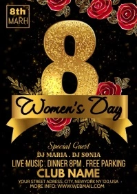 womens day A3 template