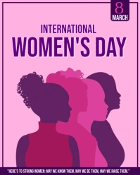 Womens day Instagram Portrait template