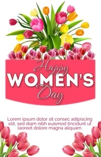 womens day Tabloid (Таблоид) template