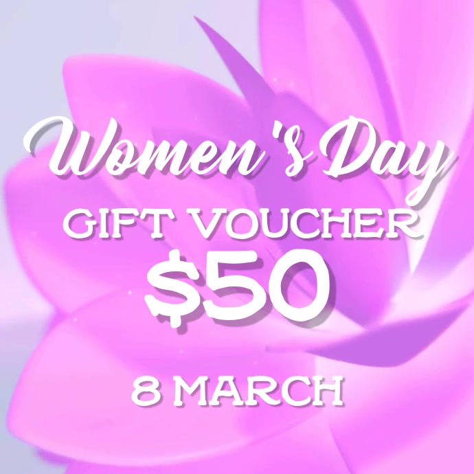 Womens Day Gift Voucher Template PosterMyWall Womens day gift voucher template postermywall