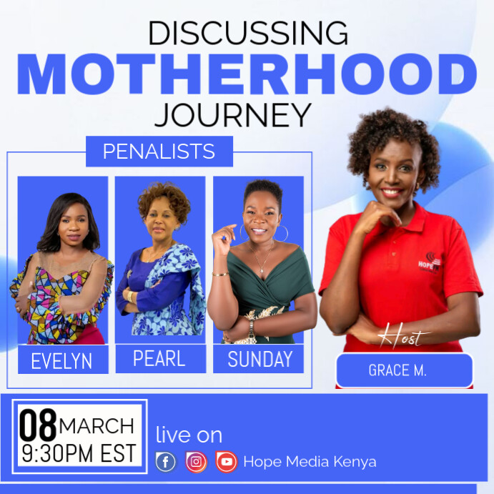 womens day interview Instagram Post template