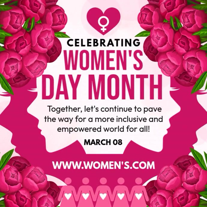 Womens Day Month Template | PosterMyWall
