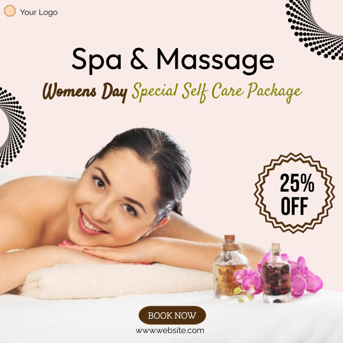 Copy of Womens Day Spa Offer PosterMyWall