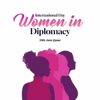 Womens diplomacy Instagram Post template