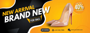 Laranja Shoe Sale Promotion Facebook-coverfoto Template