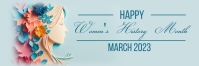 womens history month celebration,womens month Twitter Banner template