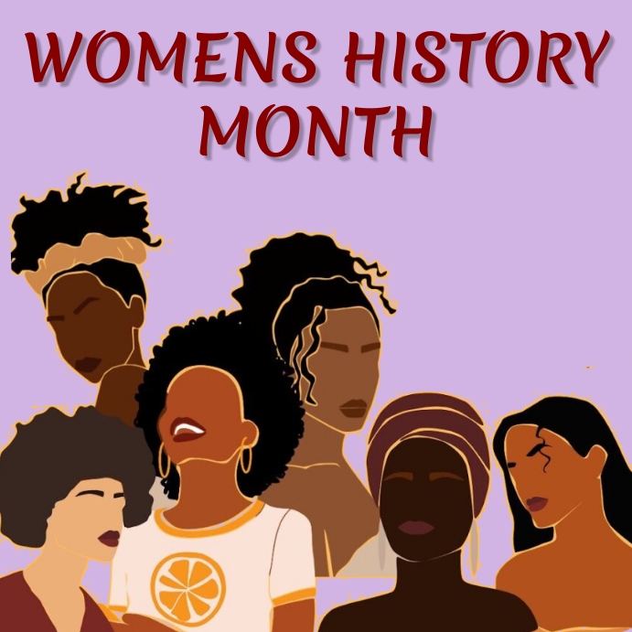 WOMENS HISTORY MONTH Instagram-opslag template