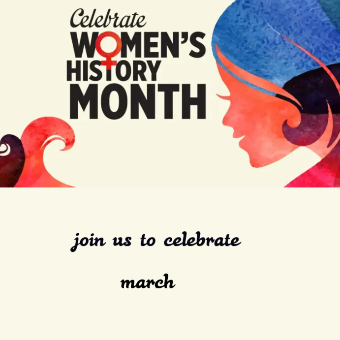 Women's History Month Slide Template Women's History Month Slide Template